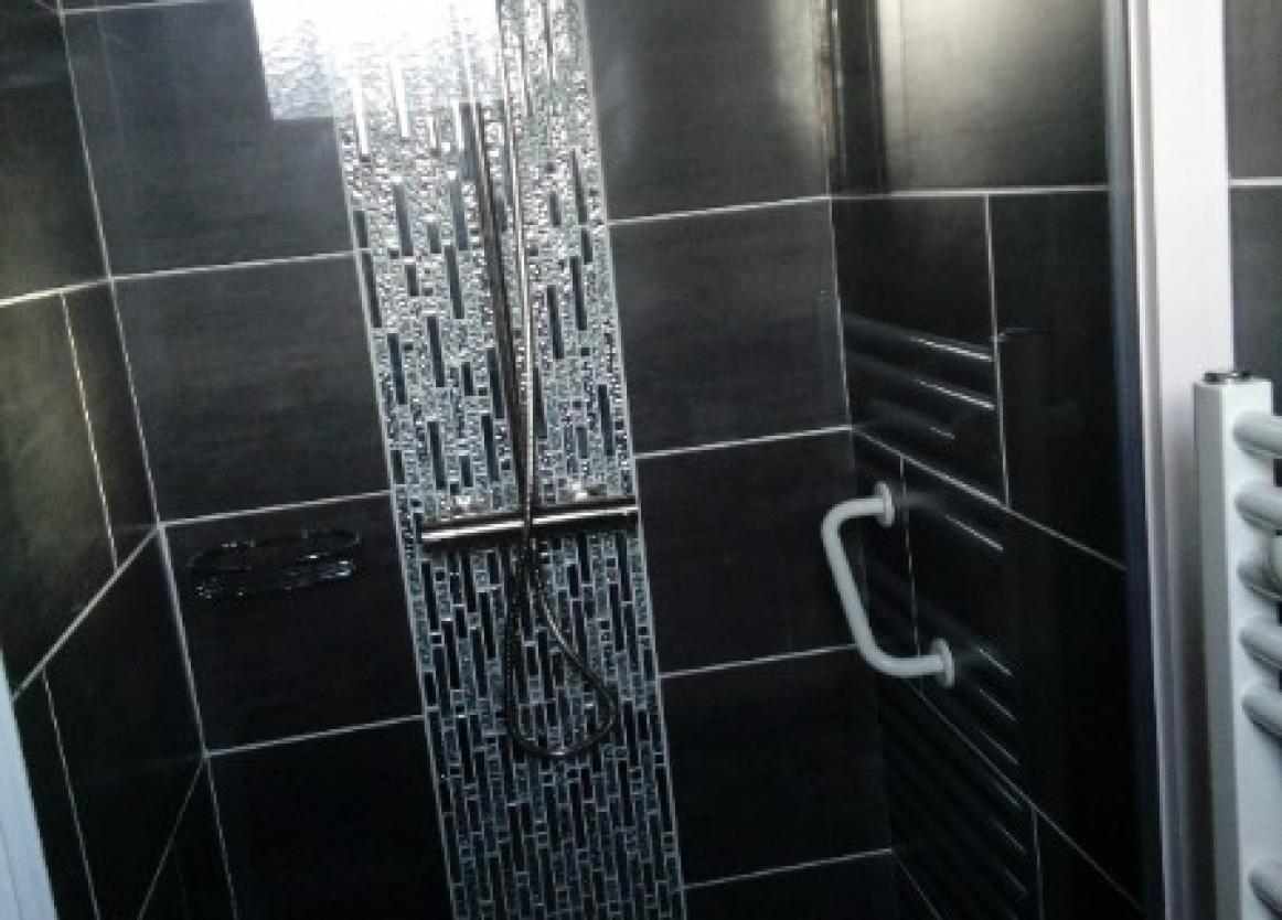 Installation d'une douche a l'italienne sur Dives sur mer a proximité de Villers sur mer